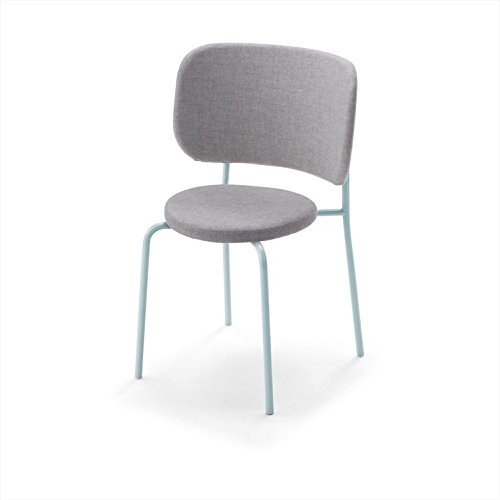 【組立無料】 コクヨ ミーティングチェア DAYS OFFICE hang like XY-CHL438SK9C2N 背大 ホワイトターコイズフレーム 背座クロスタイプ/スカイグレー