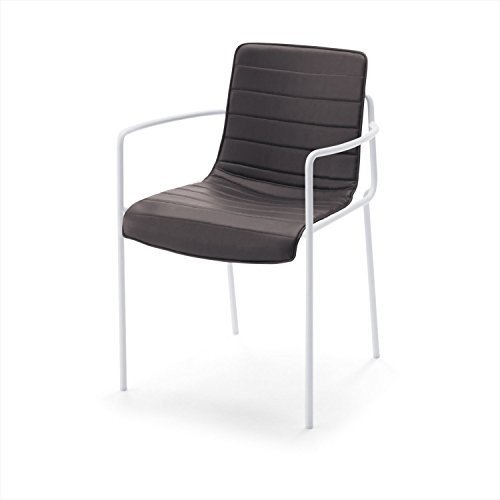 【組立無料】 コクヨ ミーティングチェア DAYS OFFICE offset frame XY-COF2SAAVA0GNN 4本脚 肘付き/スモークブラウン