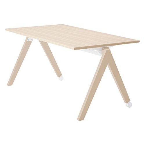 【組立無料】 コクヨ ミーティングテーブル DAYS OFFICE wood tilt XY-TWT158FW20MC0 幅150×奥行80cm ホワイトナチュラル