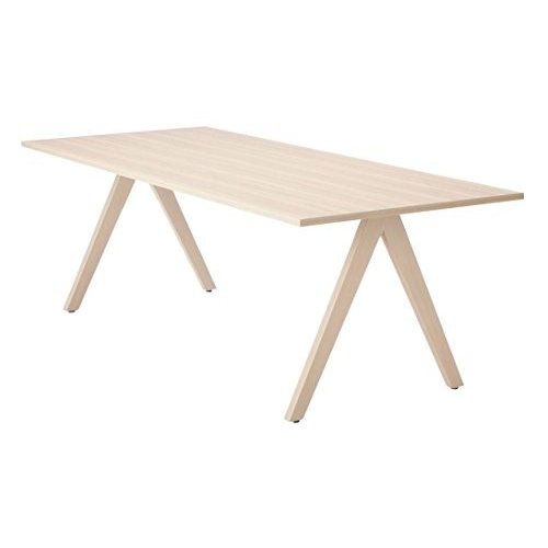 【組立無料】 コクヨ ミーティングテーブル DAYS OFFICE wood tilt XY-TWT189SW20MC0 幅180×奥行90cm ホワイトナチュラル