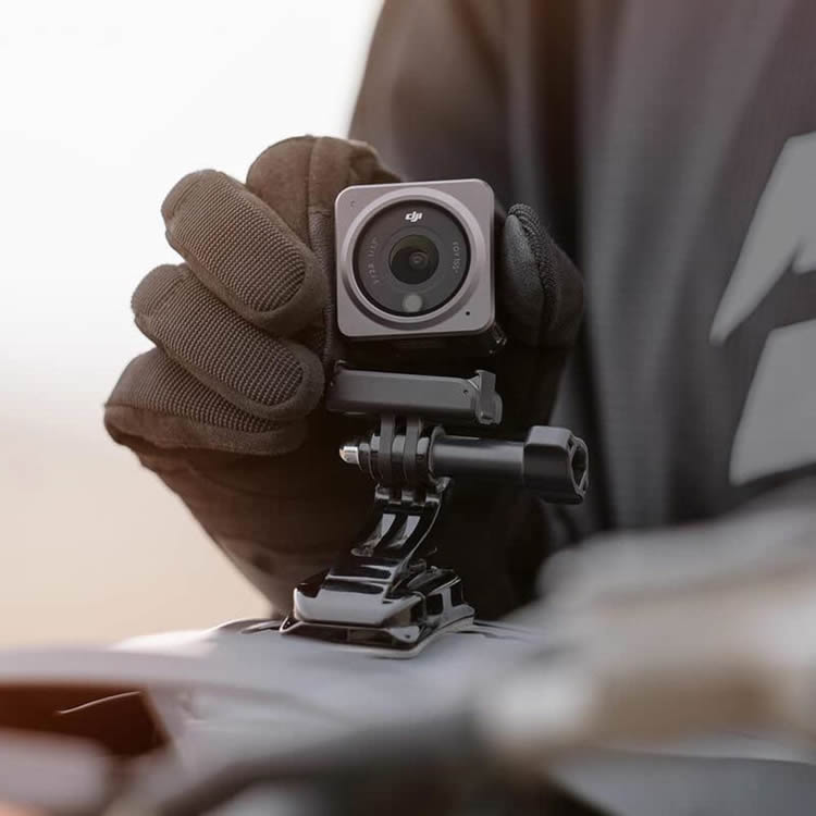 DJI Action 2 対応 磁気アダプターマウントアクセサリー カメラをしっかりと固定 アクションカメラ用アクセサリーと併用できる 3