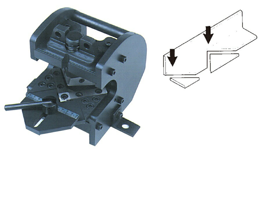 カクタス（CACTUS）マルチ工具用アタッチメント　アングル加工機　ノッチャー