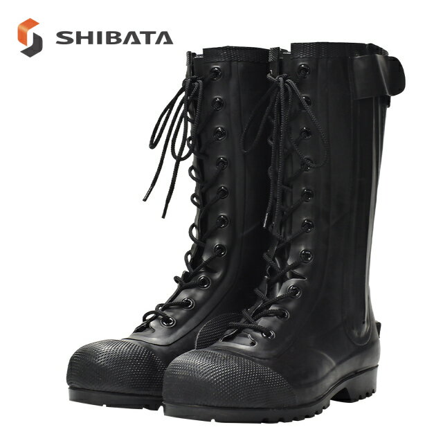 Rakuten - ■シバタ工業 SHIBATA　静電気帯電防止長靴　AE031　安全編上長靴　導電タイプ　導電長靴　各サイズ　AE031　旧品番AE030