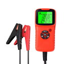 カー バッテリー 充電器テスター アナライザー 12V 2000CCAバッテリー電圧テスト充電回路充電テスター 自動診断 (Red)