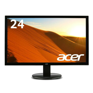 【エントリーでポイント最大31倍！】24型液晶ディスプレイ Acer パソコン（PC）モニター K242HLbid 24インチ/フルHD/5ms/HDMI端子対応/VESA/ゲーム用にもオススメ！（新品・送料無料）