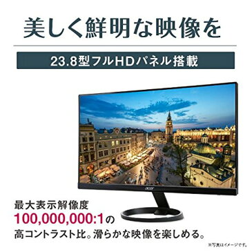 【エントリーでポイント最大31倍！】【新品・送料無料！ディスプレイ！】Acer エイサー パソコン（PC）用液晶モニター R240HYAbmidx 23.8インチ VA フレームレス フルHD 4ms HDMI端子 ステレオスピーカー