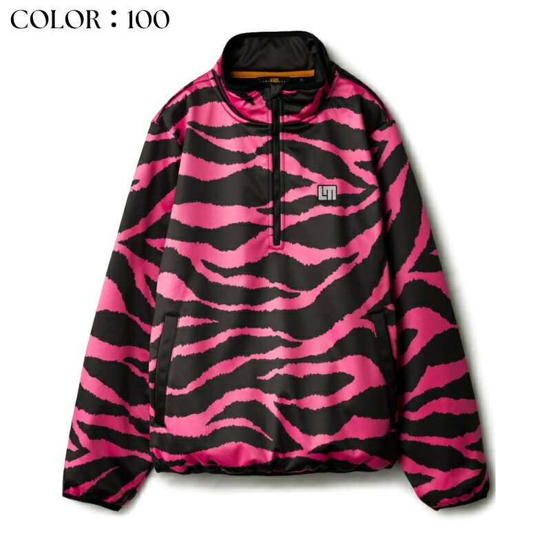 レディース 柄切替ハーフZIPプルオーバー LOUDMOUTH ラウドマウス GOLF ゴルフ 775460