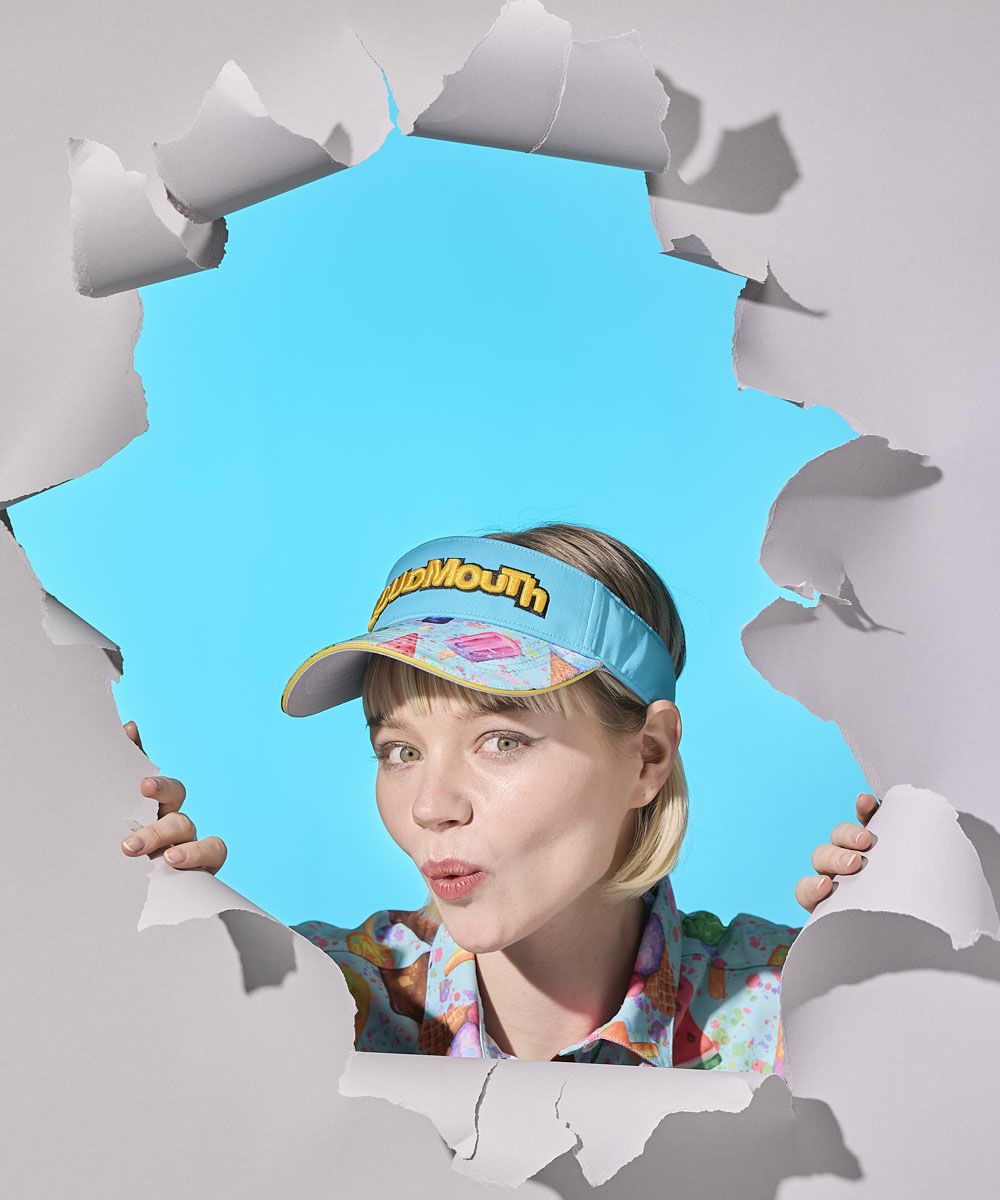 ラウドマウス　ユニセックス　サンバイザー　Happy Ice Cream/ハッピーアイスクリーム