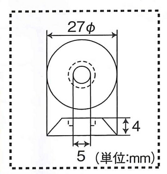 ��1����Х����� ��ץ� PZ2W �ץ�� No.2 �� ����27mm�߹⤵4mm ��¬����������/¬����/�ݥ����/ɸ����/���Υ����֥�No.2Ʊ����/���ϲȲ�Ĵ���Ρ�