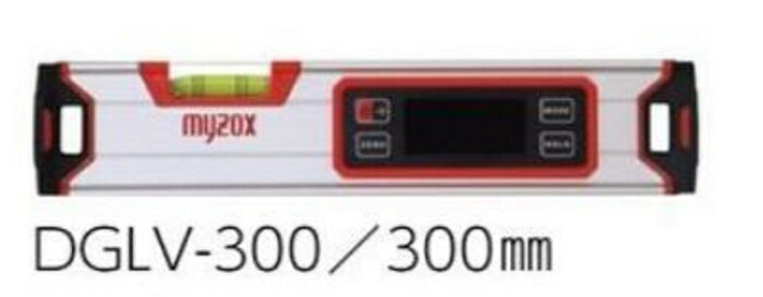 MYZOX マイゾックス デジタル水平器 デジレベルVシリーズ DGLV-300 高輝度LED 勾配・水平出し 配管 機械設置 ブロック積み
