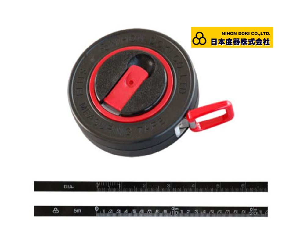 乐天商城 - 日本度器 スチール・キャッスル型パイ尺 SKCΠ－10 直径・円周測定巻尺