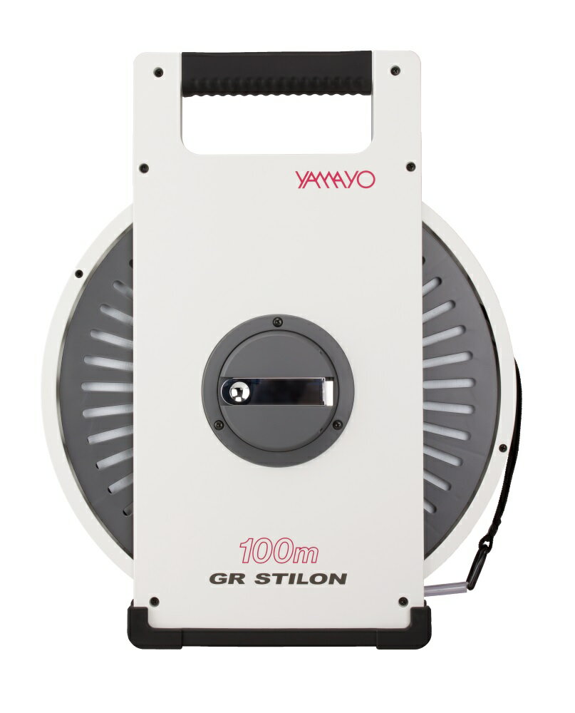 YAMAYO ヤマヨ測定機 GRスチロン 100m NR100GR ナイロンコート鋼製巻尺 テープ幅10mm 厚さ0.5mm