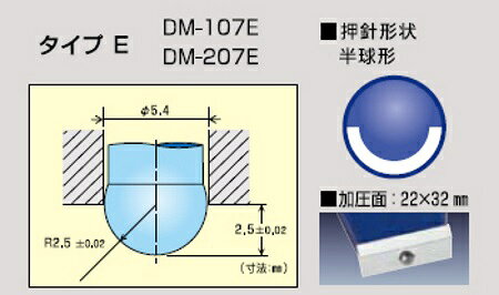 現場監督のムラテックKDS ゴム硬度計 タイプE DM-107E 標準型 手押し測定専用 [消しゴム 低硬さエラストマーなど一般ゴム用]｜アングル2