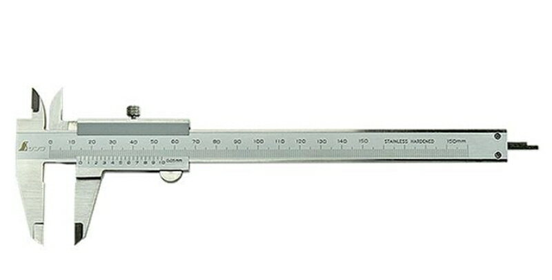 乐天商城 - シンワ測定 19899 普及ノギス 150mm 外径測定・内径測定・深さ測定・段差測定に