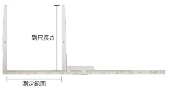 ステンレスはさみ尺 TCS-75 75cm/43cm