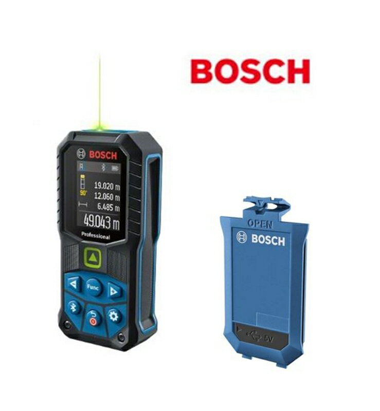 BOSCH ボッシュ グリーンレーザー距離計 GLM50-27CG リチウムイオンバッテリーセット