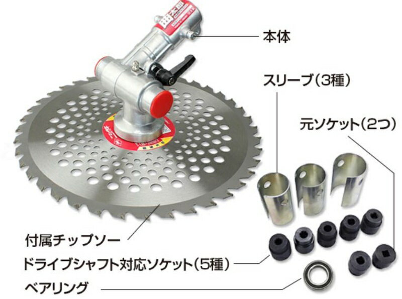 ニシガキ 刈払機用アタッチメント N−798 曲太郎(まげたろう）角度、自由自在 チッ...