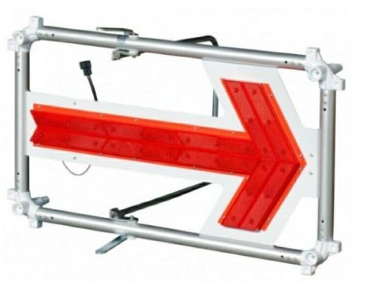 LED矢印板 エアロアローII キタムラ産業 SKFB-006R 点滅 流動 夜間自動点滅機能付 LED警告灯 LED工事灯..