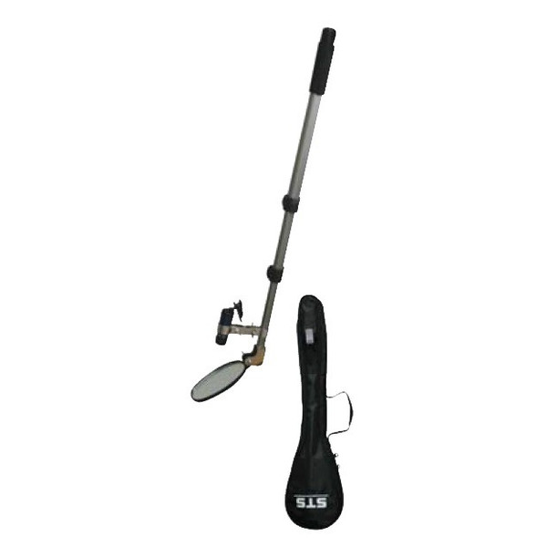 STS エスティーエス ライト付点検ミラーI型 Sサイズ 8-M1-S [点検ミラー1型 下水管検査ミラー 下水管や高い場所の点検に]