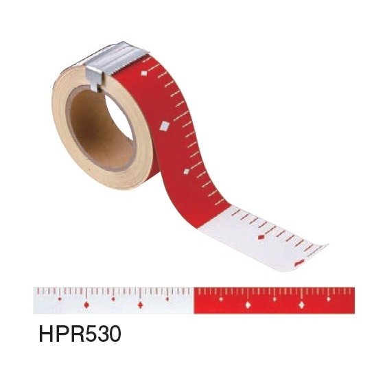 Rakuten - MYZOX マイゾックス エコ ピタッ! とロッド 50mm幅 赤白30cm間隔 HPR530 【浅理 深埋 擁壁工事 護岸工事 造成工事】