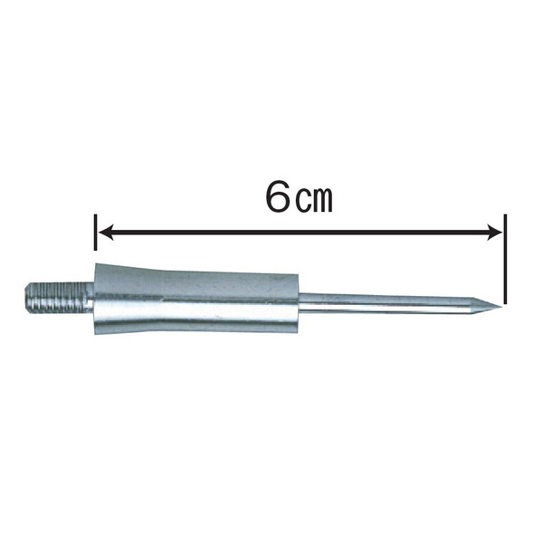 myzox マイゾックス DM用ピンポール石突 YS 雄ネジ 【測量/トータルステーション/測量/杭打/丁張】