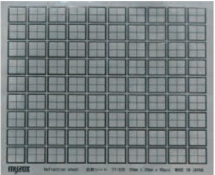 MYZOX マイゾックス 反射シート TT-S20 （20mm x 20mm 90枚） 粘着式 【測量/測距/ミラー/トータルステ..