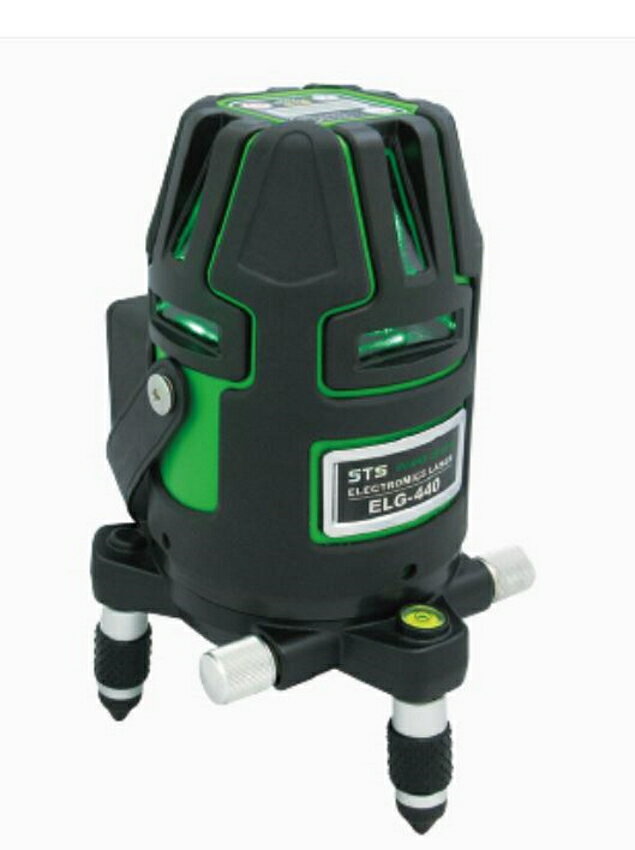 Rakuten - 測量機器 墨出し器 STS フルライングリーンレーザー ELG−440 電子整準式 水平全周 W両縦 大矩 地墨 1年間の盗難・火災保険付