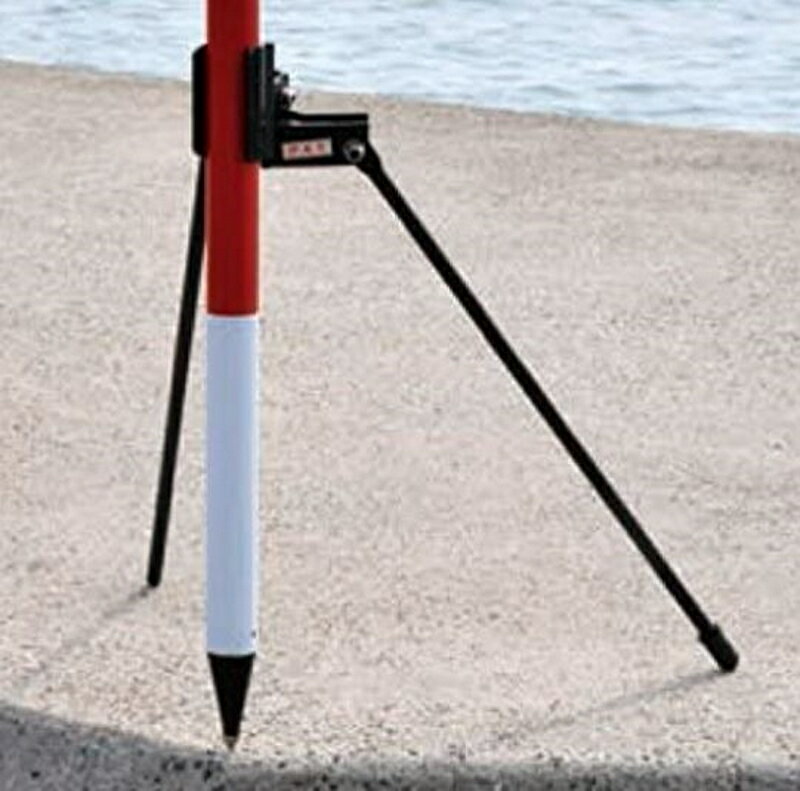 ハイビスカス ポールホルダー 二脚タイプ PH-2S 脚長490mm 水準測量 土木 地籍調査