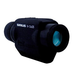 SIRIUS シリウス 防振スコープ 6-12x25 望遠鏡倍率6-12倍 ジャイロセンサー内蔵 ブレない防振ズーム