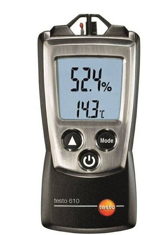 Rakuten - テストー ポケットサイズ温湿度計 testo610 ホールド機能あり