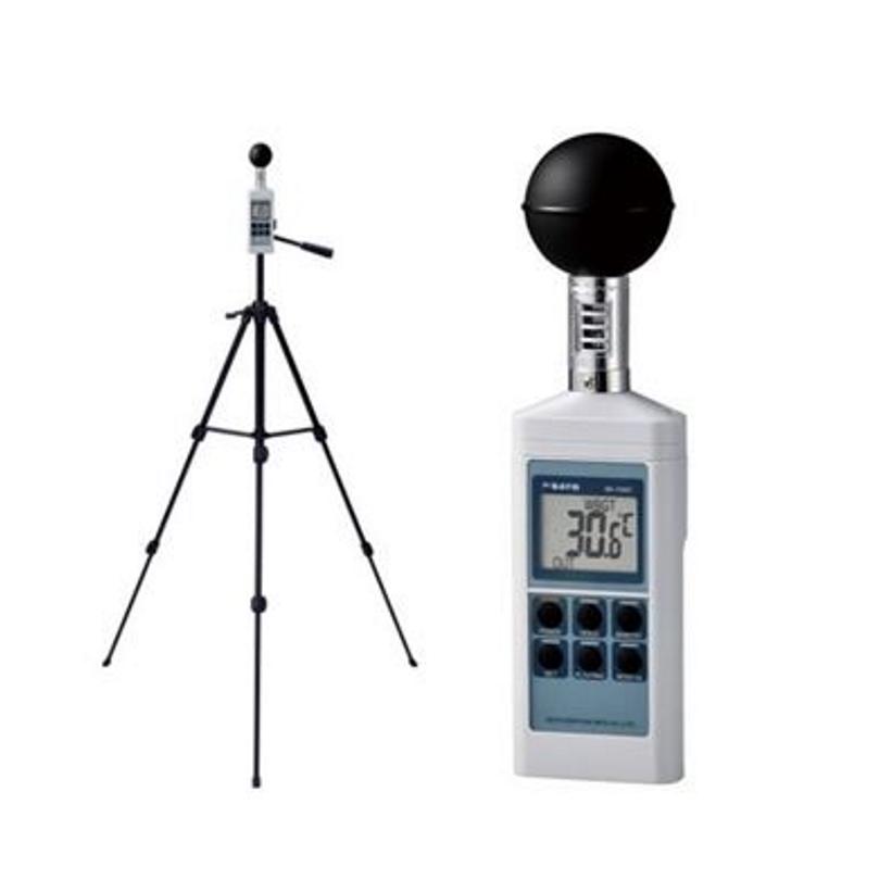 skSATO 熱中症暑さ指数計 SK-170GT No.8312-00 M-45三脚セット 熱中症予防 猛暑対策 温度計 熱中症計 佐藤計量器製作所 熱中症対策グッズ 建設 工場 現場