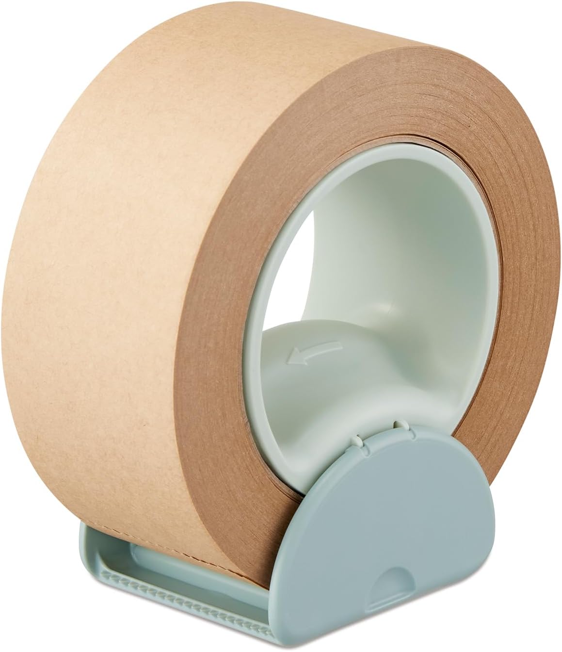 外形寸法：W58×D76×H81(mm) 質量：72g 材質：本体=66%再生樹脂(コア=100%再生ABS) 適合テープ：クラフトテープ専用 テープ適合サイズ：テープ幅=38~50mm、テープ外径=最大124mmまで、テープ芯内径=最大3インチ (約75mm) ※テープは別売りです。