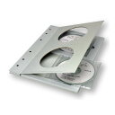 ハイビスカス ディスク収納ホルダー5冊セット(スリムタイプ) HCD-101【電子納品/背枕不要/測量/土木/建築工事/CD収納】