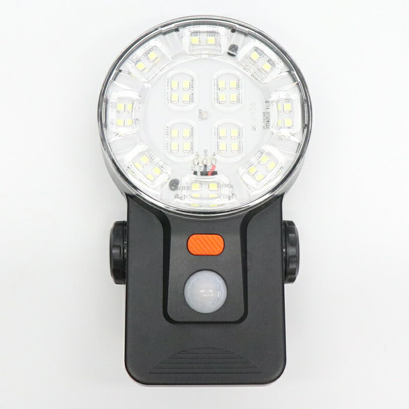 現場監督のHIRO クリップ式ソーラーセンサーライト HDL-6410 LED 防災 アウトドア 防犯｜アングル2