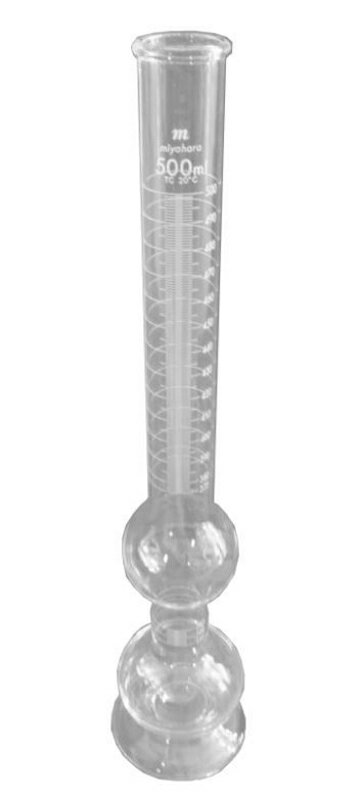 三洋試験機工業 チャップマンフラスコ 細骨材表面水率試験容器 LG−766 白目盛 500ml　ガラス製