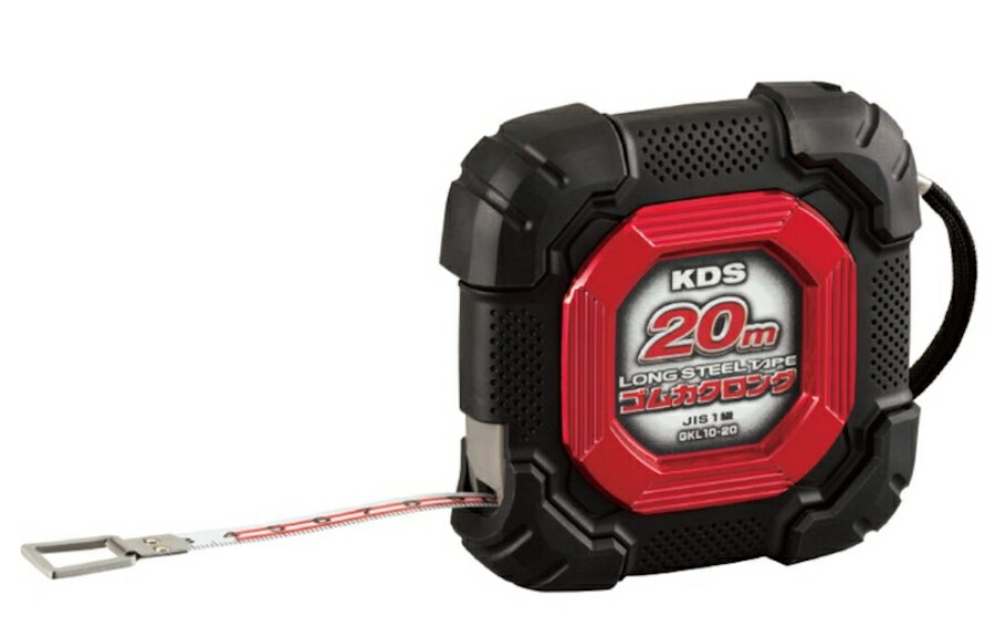 ムラテックKDS ゴムカクロング GKL10-20BP 鋼製コンパクト巻尺 ゴムプロテクター仕様