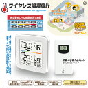 HIRO ワイヤレス温湿度計 HDL-1300 熱中症対策 夏 ワイヤレス