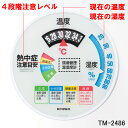 防雨型 TM-2486W エンペックス 環境管理 温・湿度計「熱中症注意」大型タイプ EMPEX