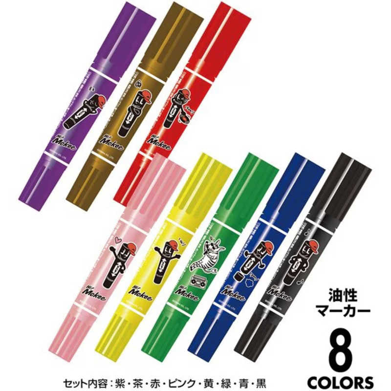 数量限定 ゼブラ ハイマッキー 文具セット 油性マーカー アクリルキーホルダー 付箋 ステッカー リングノート 文房具 Hi! Mckee acetech-10007586 現場監督 サンプル画像3