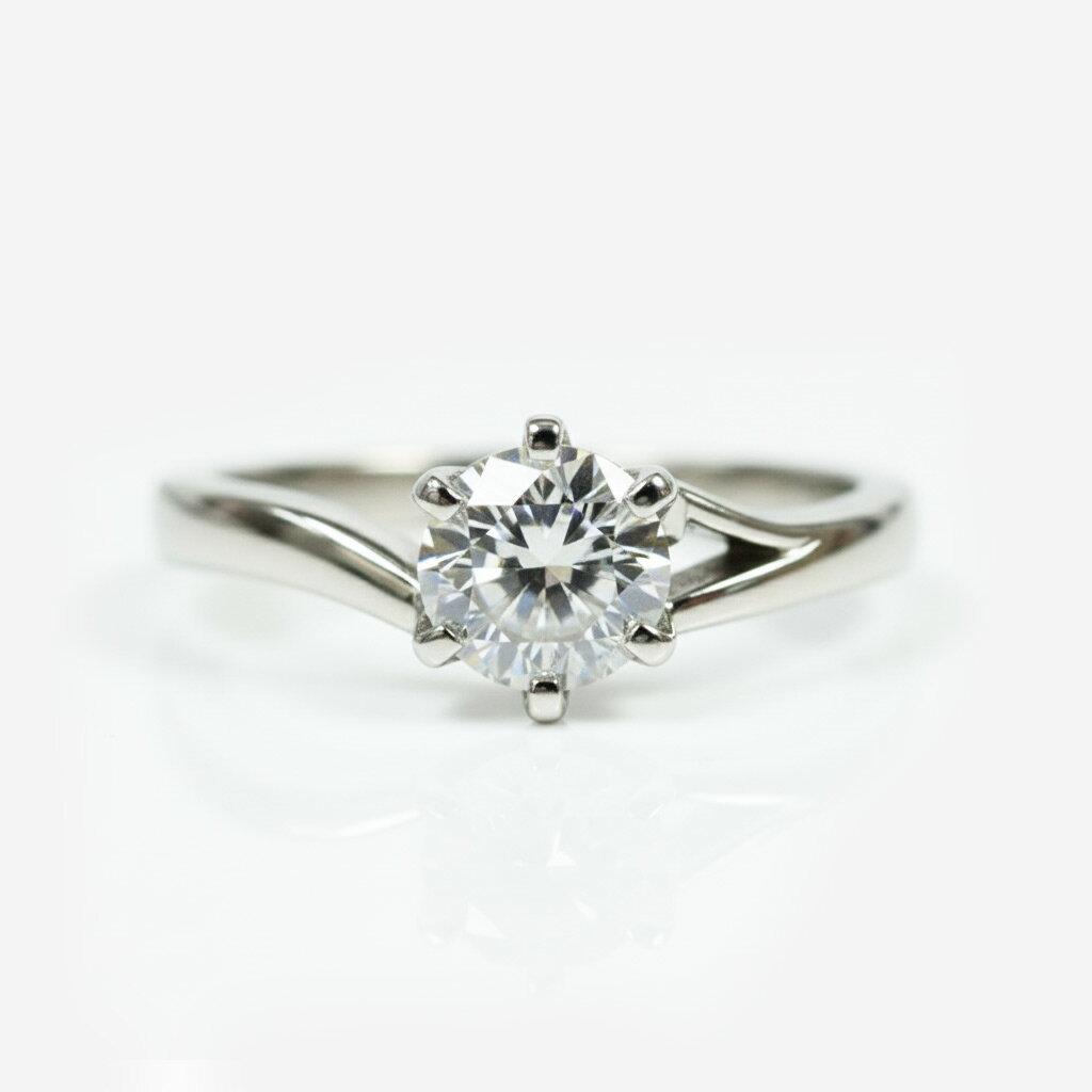 【オーダーメイド相談窓口】 婚約指輪 0.5ct ダイヤモンド 重厚アーム 贅沢フォルム 製作・見積り依頼..