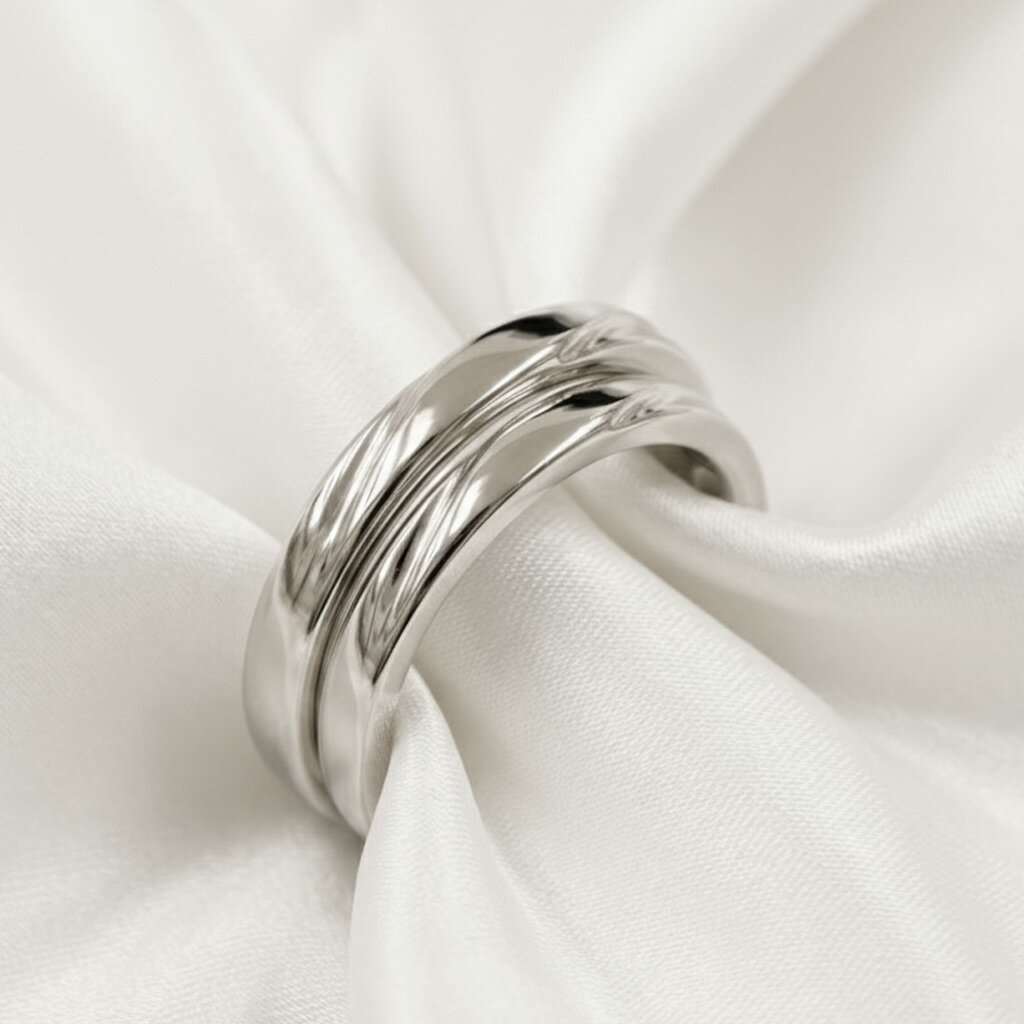 【オーダーメイド相談窓口】 結婚指輪 マリッジリング ペアリング 製作・見積り依頼チケット 斜めライン 彫り デザイン 刻印 誕生石 ケース付 R169