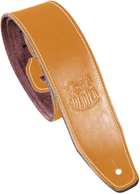 [Laquest] レザー ギターストラップ 牛革 ヘッド落ち対策 アコースティック エレキ ベース 本革ストラップ本革ギターストラップ/ベースストラップです。シンプルな幅太タイプです。裏地がスエード起毛で滑りずらいためへッド落ちしづらいと大変好評です。弾き語りからバンド演奏～ロックまでスタイルを問わずマッチします長さ100～139cm調整可。幅6.5cmカラー：ブラック・ブラウン・ホワイト・キャメル