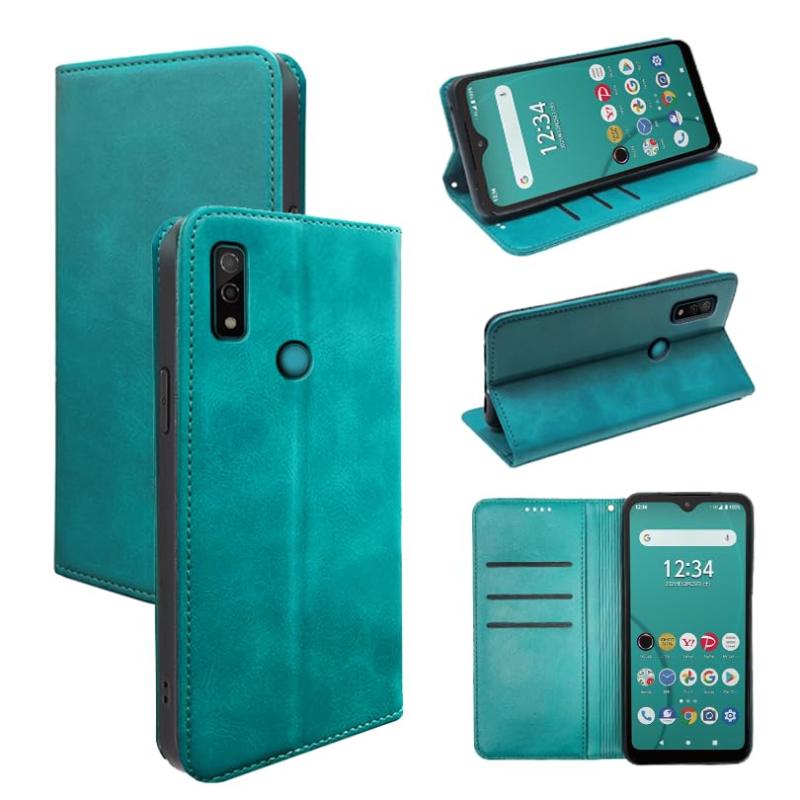 適用 arrows We F-51B ケース 手帳型 arrows we fcg01 用/arrows BZ03 用 手帳型 カバー PUレザー カード収納 財布型 耐衝撃 ケース マグネット スタンド機能付き (arrows We F-51B 用/ar