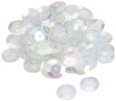 TOHO スパングル 亀甲 約8mm オーロラ 約100枚入り No.600
