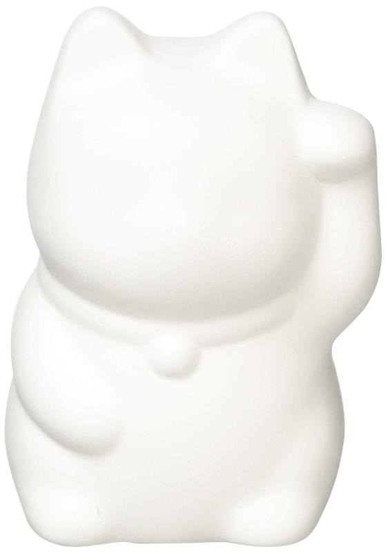 薬師窯(yakushigama) 陶器でお絵かき お絵かき招き猫(左手上げ)(貯金箱) 白 高さ10cm 和楽づくし 1051本体:高さ10cm手にすると思わずほほえましくなるような、楽しくておめでたくて遊びごころあるものいろいろ形にしまし...
