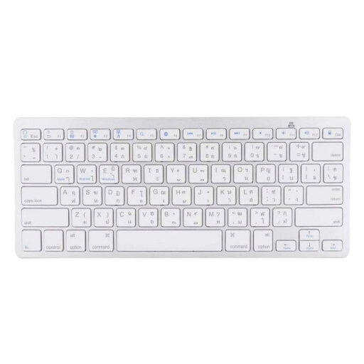 Bluetooth ワイヤレスキーボード 多機能 タイ語超薄型 無線Bluetoothキーボード Mac/Windows/Android用 Bluetooth ワイヤレスキーボード 多機能 タイ語超薄型 無線Bluetoothキーボード Mac/Windows/Android用