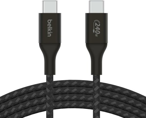 Belkin USB-C to C 編組ケーブル 240W対応 急速充電 PD3.1対応 超高耐久 USB-IF認証 ゲーミングPC/MacBook Pro/MacBook Air/iPad Pro/Surface Pro/Galaxy S22/Andr Belkin USB-C to C 編組ケーブル 240W対応 急速充電 PD3.1対応 超高耐久 USB-IF認証 ゲーミングPC/MacBook Pro/MacBook Air/iPad Pro/Surface Pro/Galaxy S22/Andr