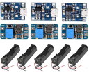 TAORAYO TP4056 リチウムイオン充電モジュール 1A Type-C搭載 3個入りMT3608 2A DC-DC 昇圧電源モジュール ブーストステップ...