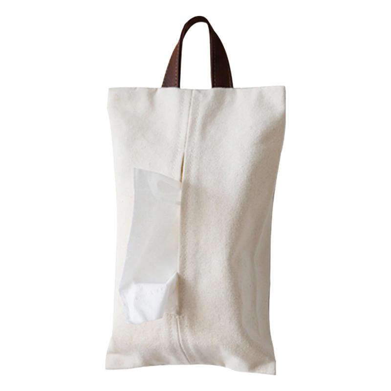 EsiFare ティッシュカバー 引っ掛け ティッシュケース 車用 吊り下げ 壁掛けティッシュケース 布製 壁掛け ティッシュボックス 車内用品 収納 便利 シンプル 家 オフィス ダイニングルーム 装