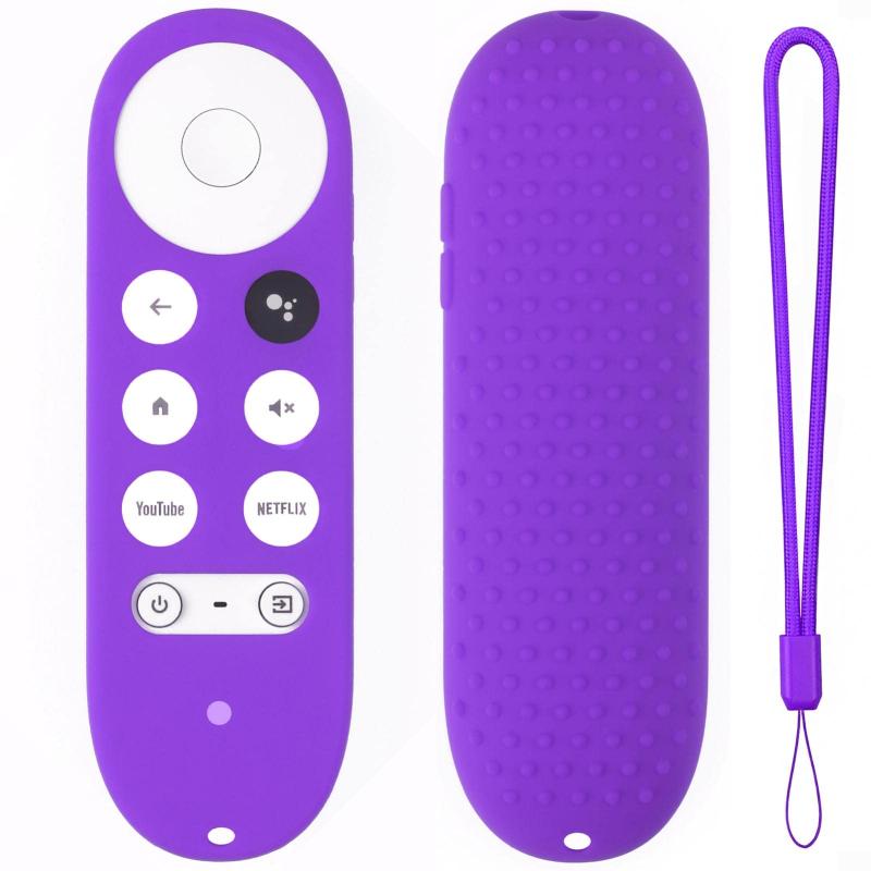 DONLAONE For Google Chromecast リモコンカバー クロームキャスト リモコン シリコン保護カバー chromecast with google tv リモコン ケース 2020用音声グーグルテレビリモコン用カバー 軽量 滑り止